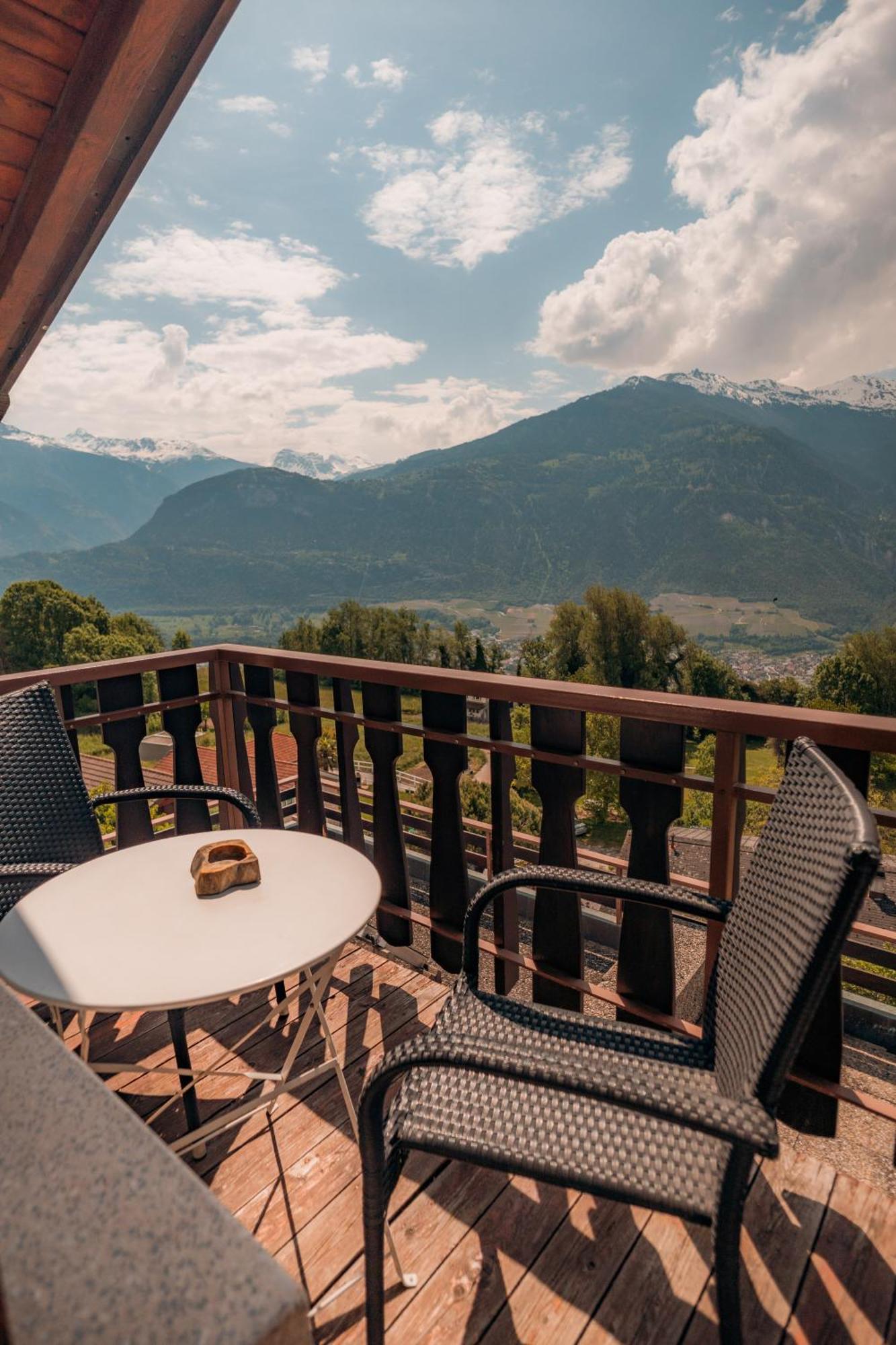 Relais Fleuri Hotel Chermignon-d'en Bas Ngoại thất bức ảnh